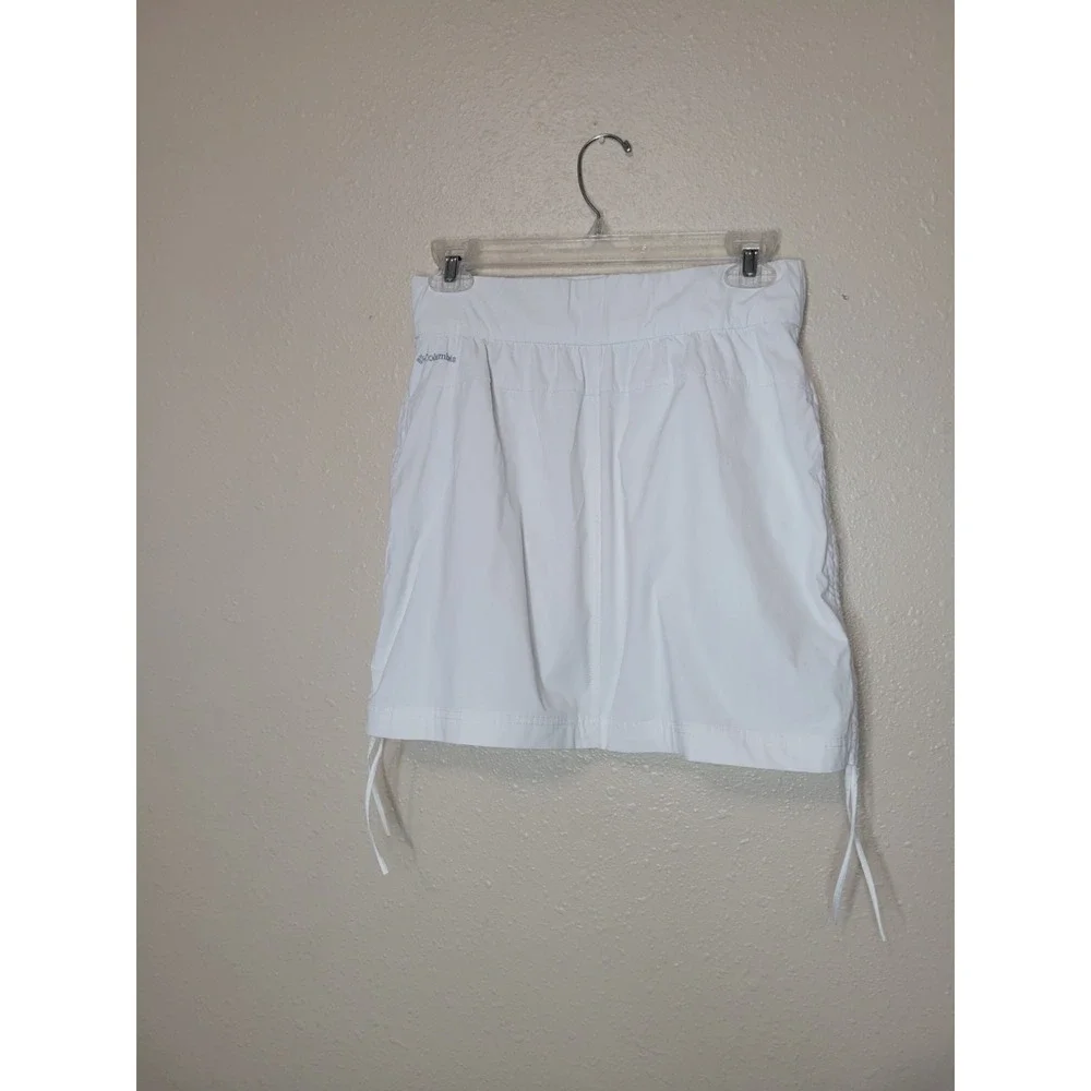Columbia Women's Marina Bay Ruched All Season Skort Omni-Shade‎ White Sz S